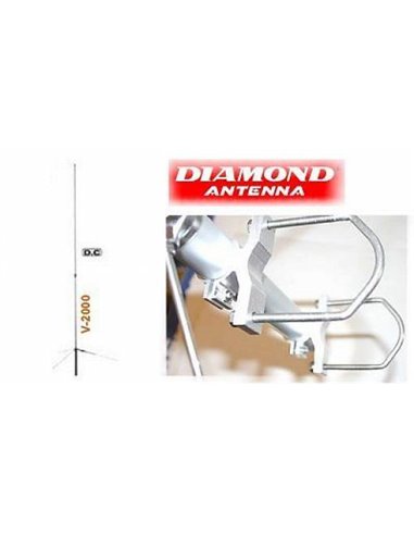 Diamond V-2000 Antenna Tribanda 50/144/430 MHz