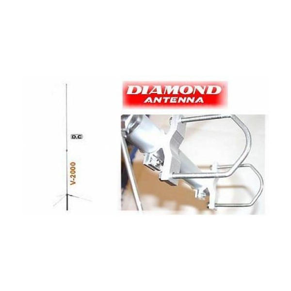 Antenne tribande Diamond V-2000 50/144/430 MHz