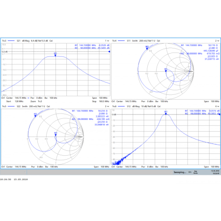 BUNK 144/3 3-cell helix filter Band 144-146 MHz