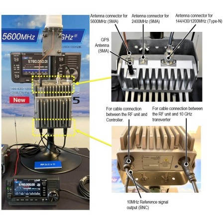 Icom IC-905 Ricetrasmettitore 144/430/1200/2400/5600 MHz e 10 GHz opzional