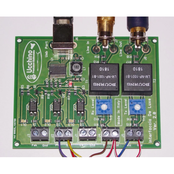 De Luxe 2.0 – Opto-isolierte USB-Schnittstelle.