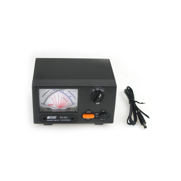 Nissei RX-503 Cross-needle rosmeter/wattmeter with large instrument 1.8-525MHz 2/20/200W.