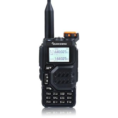 QUANSHENG UV-K5 VHF UHF Transceiver, RX 50-600 MHz und AIR BAND