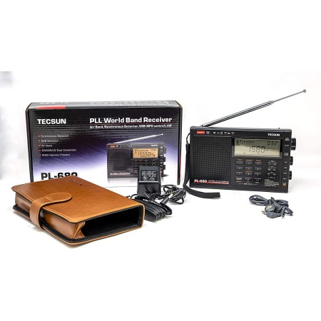 TECSUN TECSUN PL-680 BLACK RICEVITORE PORTATILE ALL MODE 1,7-30 MHz+ VHF AIR BAND