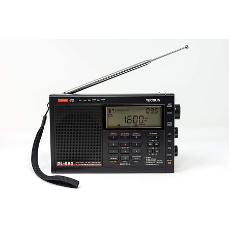 TECSUN TECSUN PL-680 BLACK RICEVITORE PORTATILE ALL MODE 1,7-30 MHz+ VHF AIR BAND