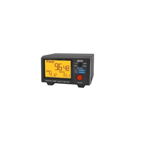 Nissei DG-103 MAX Digitales Ros/Wattmeter HF/50 MHz 1200 Watt Mit Spitzenleistungsanzeige