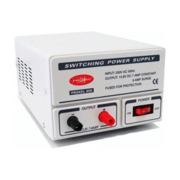 PROXEL 809 Power Supply 9 Amp. Max Excellent for CB