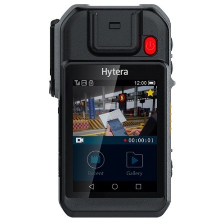 Hytera VM750D - Bodycam 4G, PTT, homme à terre, écran tactile