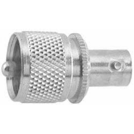 UHF Male to BNC Female Coaxial Adapter