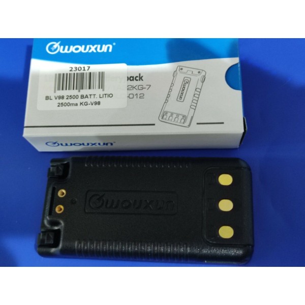 Wouxun BL-V98 Lithium-Ionen-Akku 7,4 V 2500 mAh x KG-UV98