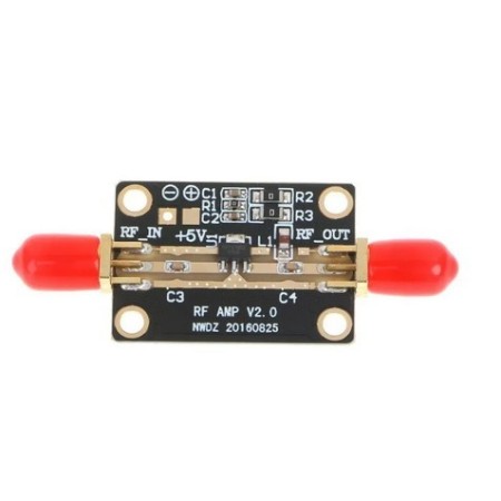 LNA 0.05 - 4GHz broadband amplifier with very low noise and high linearity