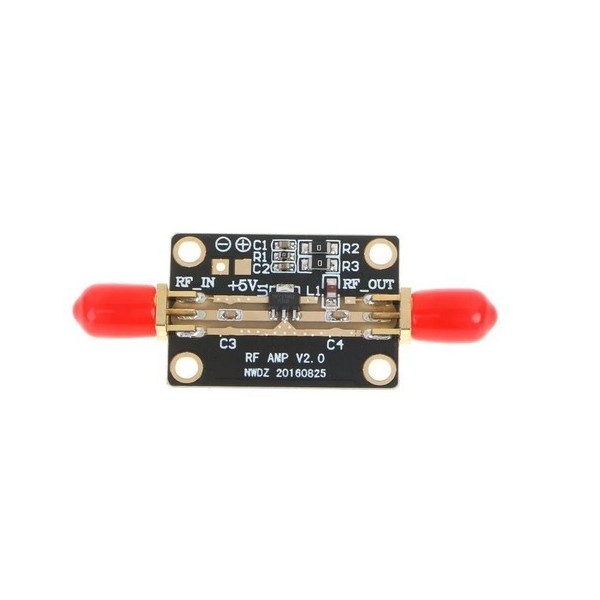 LNA 0.05 - 4GHz broadband amplifier with very low noise and high linearity