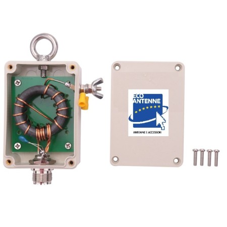 ECO Antennas BL49:1 Balun pour antenne EFHW demi-onde à alimentation finale HF 5-35 MHz, 100 W