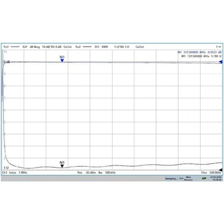 JG-FP137 Preamplificatore per METEOSAT VHF da palo con filtro HI Q