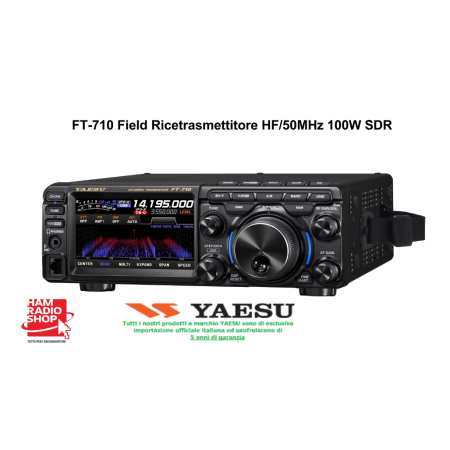 Émetteur-récepteur de terrain Yaesu FT-710 HF/50 MHz SDR