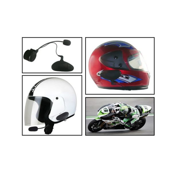 HEADSET MIT BLUETOOTH-MIKROFON FÜR HELM - INTERCOM 150 METER