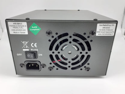 HRS-3045Z Alimentatore Switching 30-45A 0-24V A/V dual meter