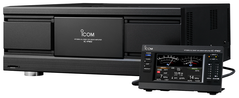 IC-PW2 Icom – Amplificatore lineare HF/50 MHz da 1kW con tecnologia DPD (Digital Pre-Distortion)