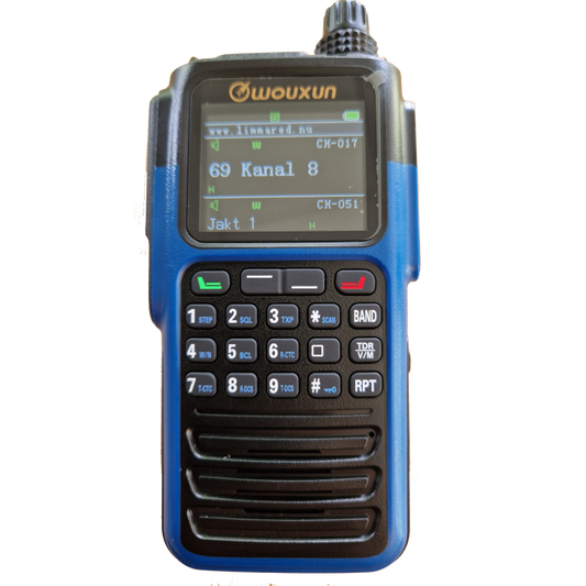 Wouxu KG-Q 336 Ricetrasmettitore tribanda 70/144/430 MHz  + AIR BAND RX, IP-65