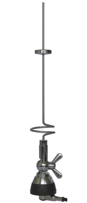 Sirio SDB 702 CROME SL - Antenna veicolare 144/430 MHz con galletto