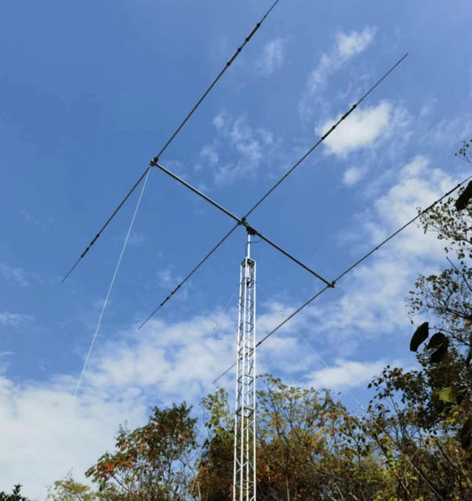 KB2 K3S antenna Yagi 3 elementi 14-21-28MHz PEP: 1.5KW