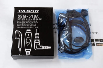 Yaesu SSM-518A (ex SSM-57A) Microfono Lapel compatto con auricolare