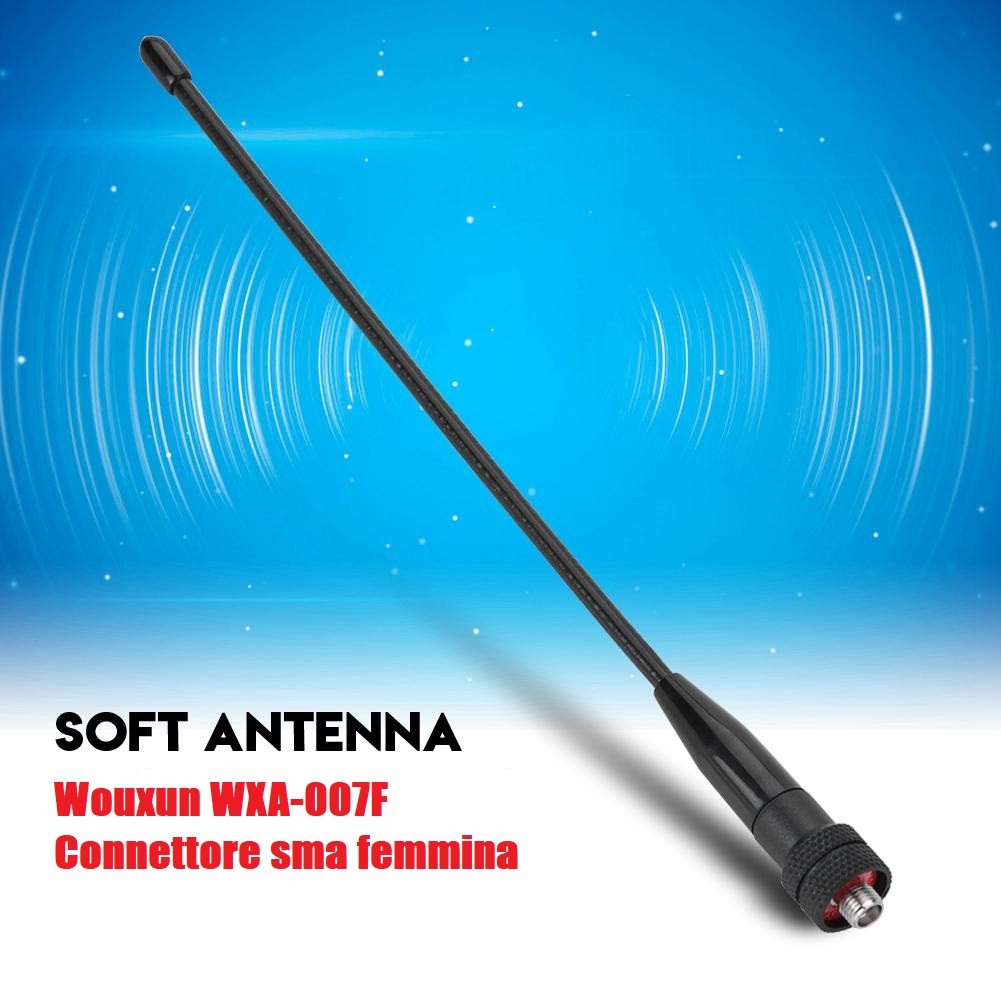 HRS WXA-007F Antenna bibanda  66-88/400-480 MHz Per wouxun KG-UV6D