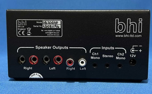 bhi ParaPro EQ20B-DSP Unità di cancellazione del rumore, 20W, equalizzazione parametrica e Bluetooth