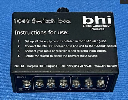 bhi 1042 Switch Box Scatola di commutazione audio a sei vie
