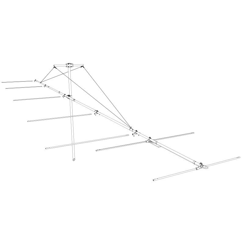 7JXX6 Antenna direttiva 50Mhz 7 elementi