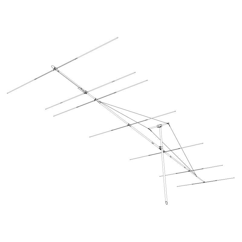 7JXX6 Antenna direttiva 50Mhz 7 elementi