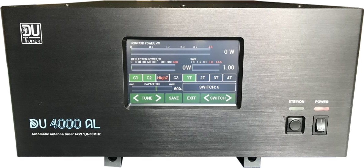 DU TUNER DU 4000  - Accordatore di antenna automatico 4 KW da 1,8 a 30 MHz, gestibile anche da remoto