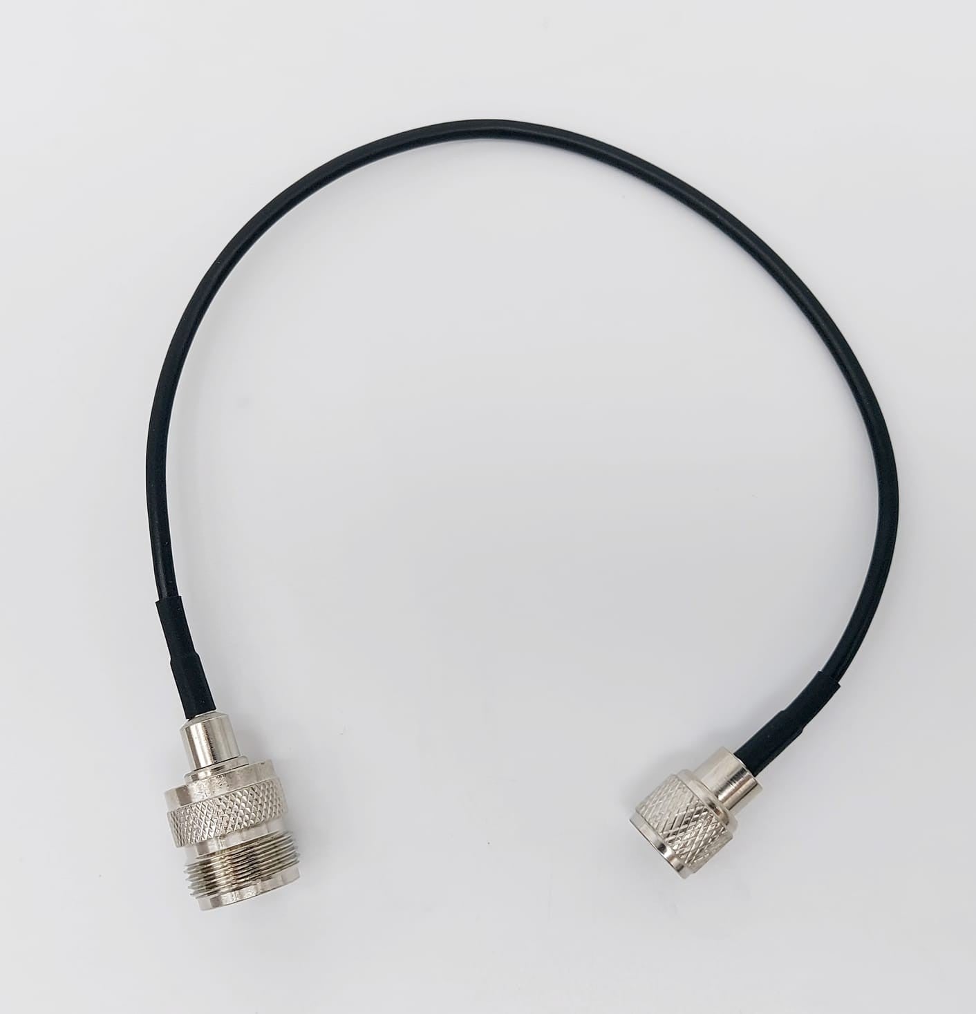 Cavetto adattatore da Mini UHF maschi a Femmina N lunghezza 20 cm RG-174