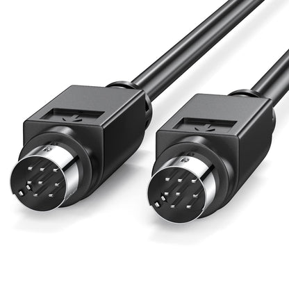 Cavo mini DIN 8 poli / mini DIN 8 poli Yaesu per vari usi, 150 cm.