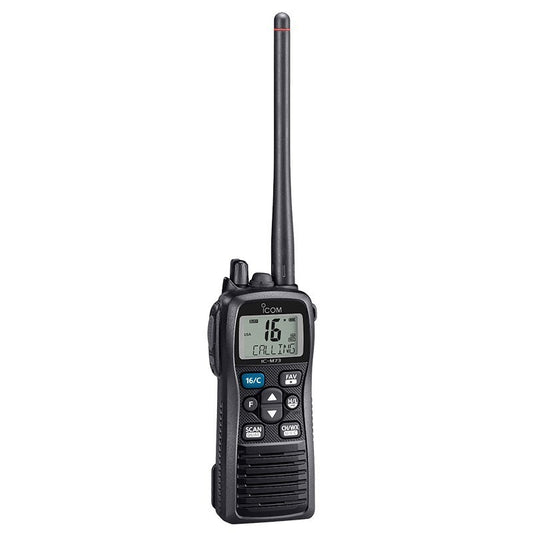 Icom IC-M73EURO Ricetrasmettitore portatile nautico VHF/FM 6W, STD 810, grado di protezione IPX8