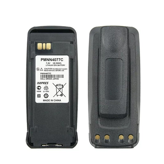 PMNN4077 Batteria Li-Ion 7,2V/2,2Ah (con clip cintura) compatibile per Motorola serie DP3000