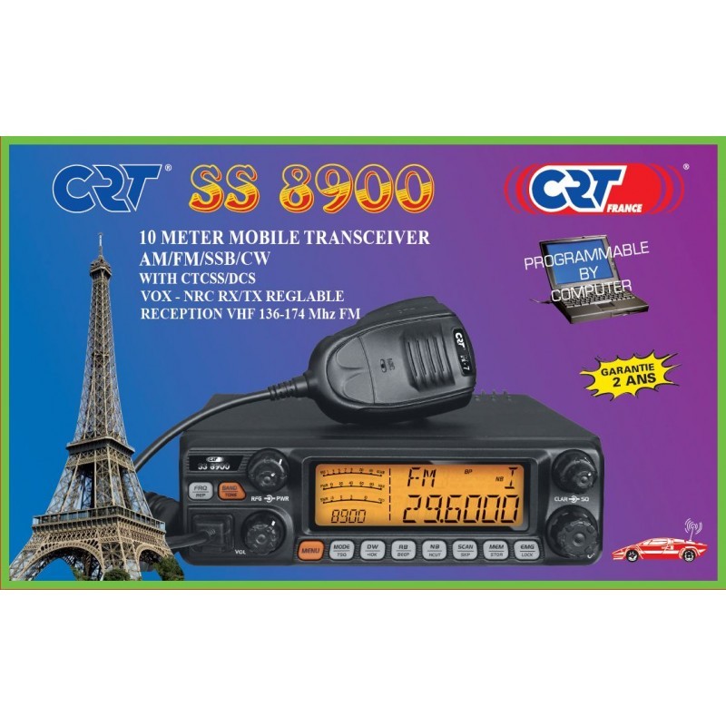 CRT SS 8900 Ricetrasmettitore AM/FM/SSB/CW