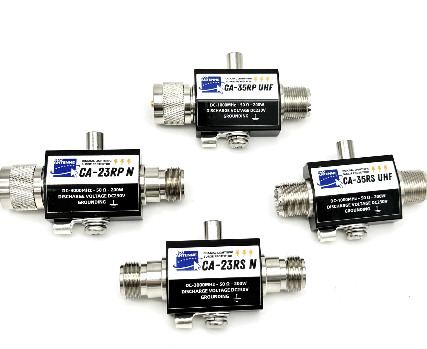 ECO ANTENNE CA-23RS N per protezione dai fulmini, conn. N femmina, N femmina