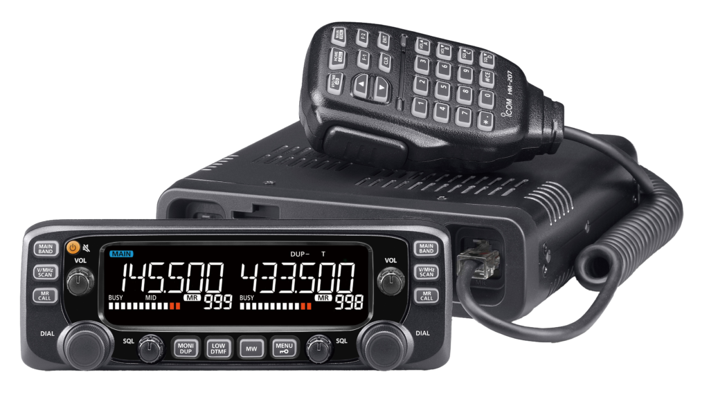 Icom IC-2730E Black Edition - Ricetrasmettitore veicolare dual band UHF/VHF 50W