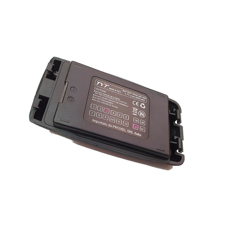 TYT MD-B002 BATTERIA RICARICABILE Li-Ion 3,7 V - 3600 mAh X MD-430