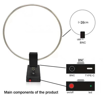 Deshibo GA-800 Antenna Loop attiva RX, 10kHz - 159MHz