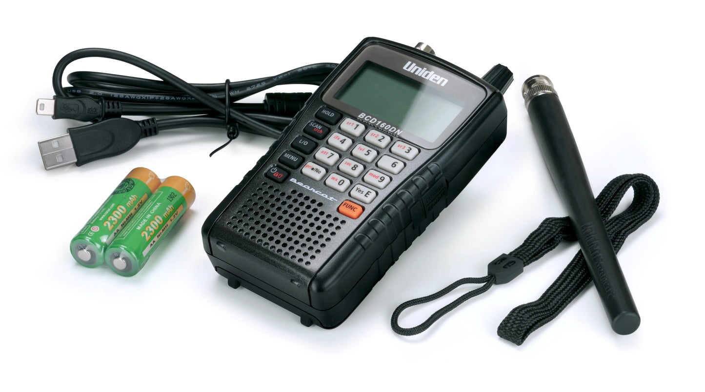 UNIDEN UBCD-160DN RICEVITORE Scanner AM,FM, dPMR, DMR e NXDN
