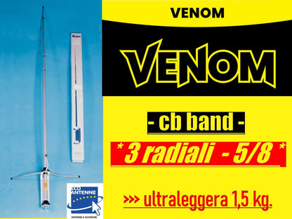 ECO ANTENNE VENOM 5/8 - Antenna da base CB alto rendimento