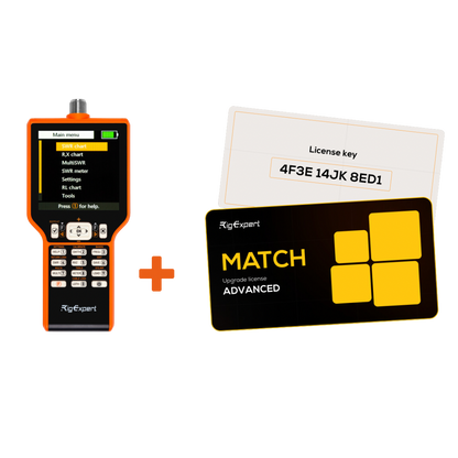 RigExpert MATCH, Analizzatore d'antenna 0-70 MHz Upgradabile fino a 500MHz