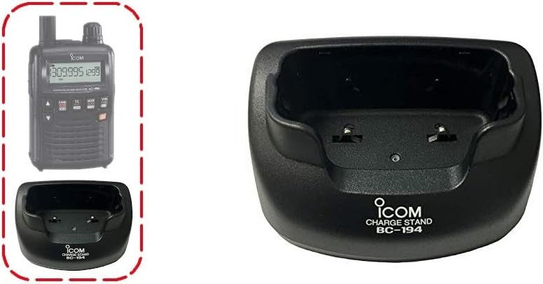 Icom BC-194 Caricabatterie da tavolo per ricevitore scanner Icom IC-R6 con BC-153SE