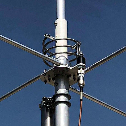 Grazioli FE62V Antenna verticale VHF 50 a 54 MHz, 2×5/8 d'onda, 2 kW, 8,12 m