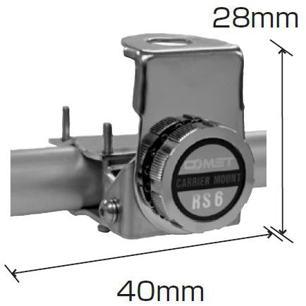 COMET RS-6 SUPPORTO PER CENTROTETTO DA PORTAPACCHI E SPECCHIETTI CAMION CARAVAN