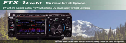 Yaesu FTX-1 FIELD Ricetrasmettitore All Mode QRP HF/50/144/430MHz 10W