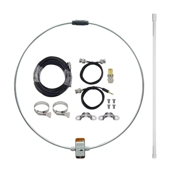 DESHIBO WV-601 Antenna LOOP passivo a banda larga 0-99MHz LW/SW/MW/FM/VHF/UHF/AIR