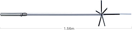 Diamond D303 - Antenna per ricezione a larga banda HF/VHF  0.5 a 200MHz